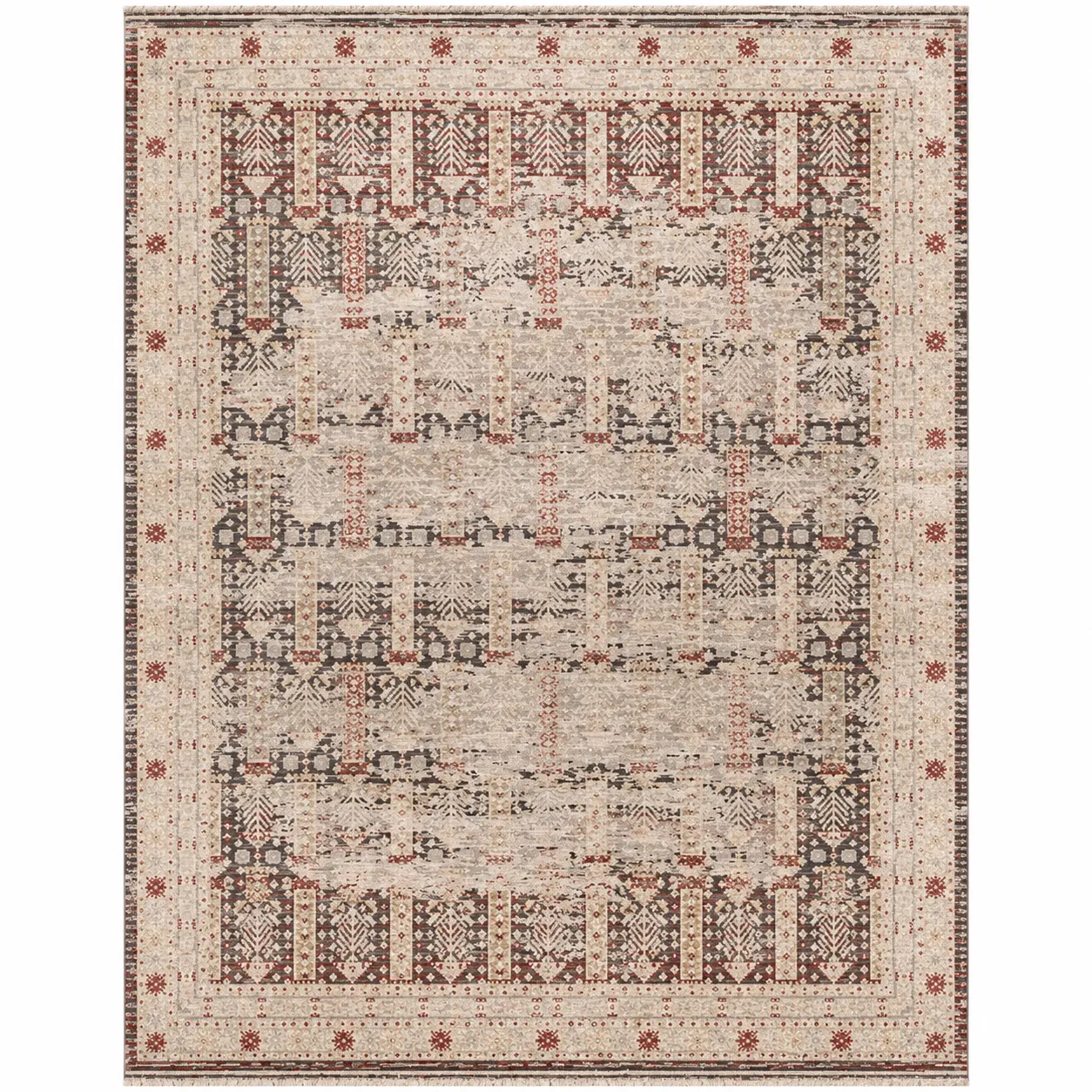 Atlas Halı Degrade Mardin Modern Etnik Desenli Vintage Halı