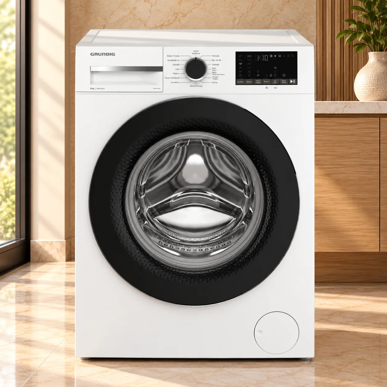 GRUNDIG GPWM 81623 8 Kg Çamaşır Makinesi